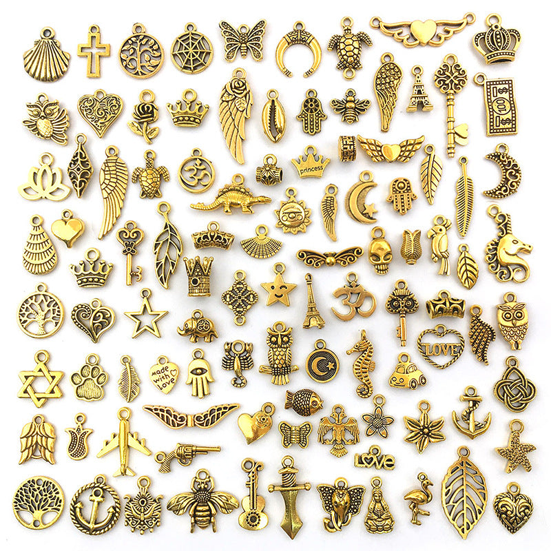 Bijoux en alliage NEHZUS, matériaux de bricolage, vente en gros provenant d'usines de vente directe, colliers, bracelets et pendentifs.