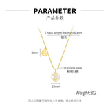 New Smiley Face Pendant Personalised Fashion Compact Design Women's Collarbone Chain