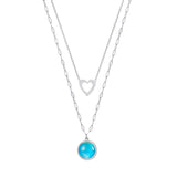 Collier multicouche en acier et titane pour femme, chaîne Vintage, pompon, centaines de cristaux, chaîne de clavicule, tendance