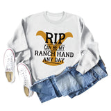 RIP CAN BE MY RANCH HAND Bottoming Long Sleeve Sweater Girl