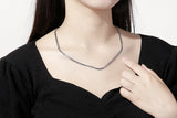 Chain with chain titanium necklace snake bone chain for women
