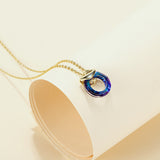 NEHZUS – bijoux en cristal coloré, bague pendante, Design créatif, pendentif cygne en cuivre, chaîne de clavicule Netflix pour femmes