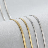 Chain with chain titanium necklace snake bone chain for women