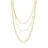 NEHZUS Double couche Hip Hop titane acier collier pour femmes en acier inoxydable clavicule chaîne colliers