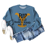 RIP CAN BE MY RANCH HAND Bottoming Long Sleeve Sweater Girl