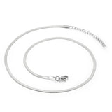 Chain with chain titanium necklace snake bone chain for women