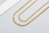 Chain with chain titanium necklace snake bone chain for women