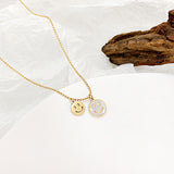 New Smiley Face Pendant Personalised Fashion Compact Design Women's Collarbone Chain