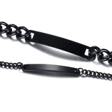 NEHZUS Couples Customize Bracelets Stainless Steel Personalize Jewelry Gift Ideas