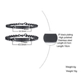 NEHZUS Couples Customize Bracelets Stainless Steel Personalize Jewelry Gift Ideas