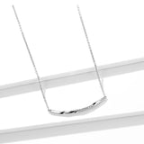 Minimalist Silver 925 Jewelry Clear Wave Clear CZ Choker Necklace for Women Female Fine Jewelry Gifts Accessories