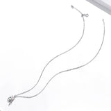 925 Sterling Silver Color Palette Necklace Chain Zircon Crystal Art Brush for Women Fine Statement Jewelry