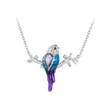 925 Sterling Silver Cute Bird Pendant Necklace for Women Teen Girls Animal Jewelry Gifts for her