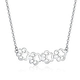 Dog and Cat Paw Silver Choker Necklace for Women 925 Sterling Silver Cat Pet Footprint Short Neckalces Accessories