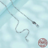 925 Sterling Silver Chain Necklace Classic Cable Chain Necklace Thin & Dainty & Sturdy Chain Necklaces 17.71 Inch