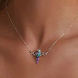 925 Sterling Silver Cute Bird Pendant Necklace for Women Teen Girls Animal Jewelry Gifts for her