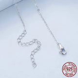 925 Sterling Silver Lily of the Valley Pendant Necklace Shell Pearl Flower Neck Chain for Women Party Fine Jewelry