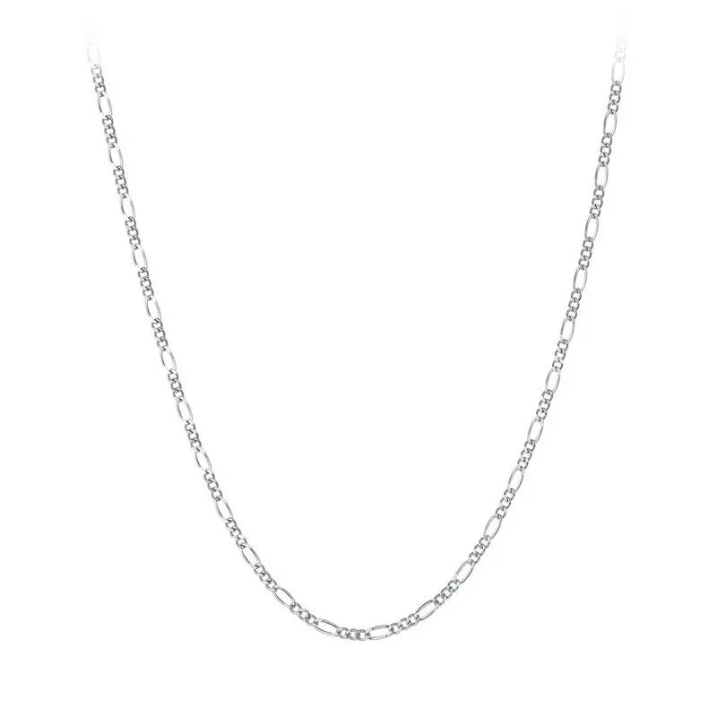 925 Sterling Silver Chain Necklace Classic Cable Chain Necklace Thin & Dainty & Sturdy Chain Necklaces 17.71 Inch