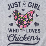 Just A Love Girl Fun Pattern Women's Short Sleeve Top T Shirt