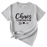 Chaos Coordinator Women's Short Sleeve Round Neck T-shirt Top