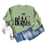 THE BEATLES CREWNECK LOOSE BOTTOMED LONG-SLEEVED SWEATSHIRT