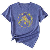 T-shirt à manches courtes à motif Bee Protect The Pollinators