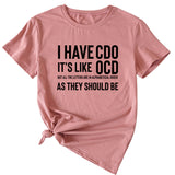 I Have Cdo It's Like Monogram Women's Short Sleeves T-shirt