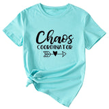 Chaos Coordinator Women's Short Sleeve Round Neck T-shirt Top