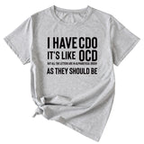 I Have Cdo It's Like Monogram Women's Short Sleeves T-shirt