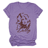 Dolly Fun Fashion Versatile Crew Neck Women's Short Sleeves