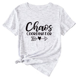 Chaos Coordinator Women's Short Sleeve Round Neck T-shirt Top