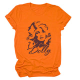 Dolly Fun Fashion Versatile Crew Neck Women's Short Sleeves