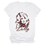 Dolly Fun Fashion Versatile Crew Neck Women's Short Sleeves