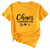 Chaos Coordinator Women's Short Sleeve Round Neck T-shirt Top