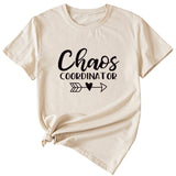 Chaos Coordinator Women's Short Sleeve Round Neck T-shirt Top