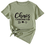 Chaos Coordinator Women's Short Sleeve Round Neck T-shirt Top