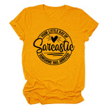 Crew Neck Short Sleeve Your Little Ray Of Sarcastic Fashion Women's T-Shirt