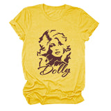 Dolly Fun Fashion Versatile Crew Neck Women's Short Sleeves