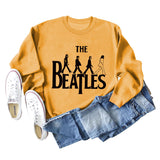 THE BEATLES CREWNECK LOOSE BOTTOMED LONG-SLEEVED SWEATSHIRT