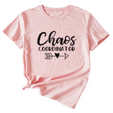 Chaos Coordinator Women's Short Sleeve Round Neck T-shirt Top