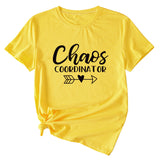 Chaos Coordinator Women's Short Sleeve Round Neck T-shirt Top