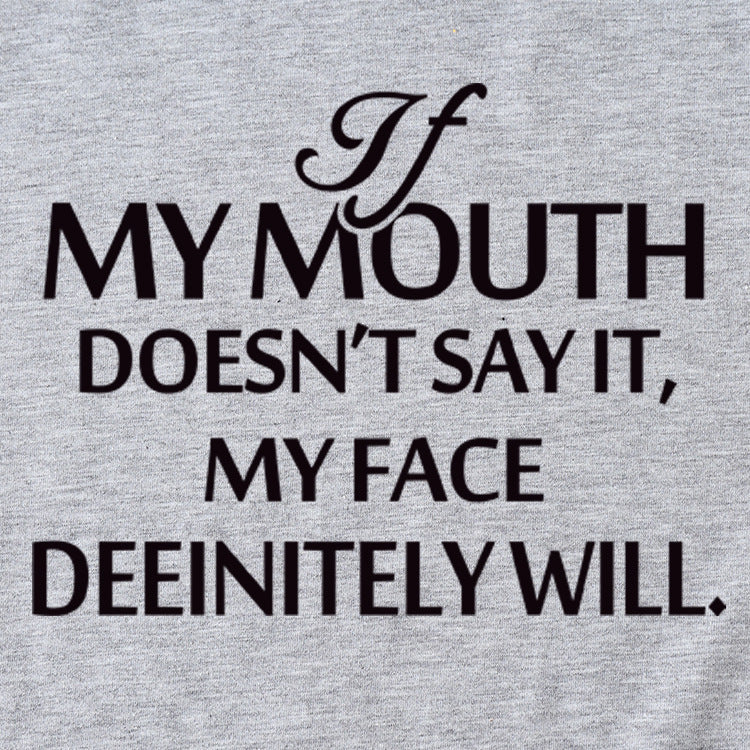 Si ma bouche ne peut pas le dire, fille ample à manches courtes