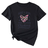 Just A Love Girl Fun Pattern Women's Short Sleeve Top T Shirt