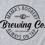 Mama's Boobery Brewing Crew Neck Women's T-Shirt Loose Short Sleeves