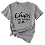 Chaos Coordinator Women's Short Sleeve Round Neck T-shirt Top