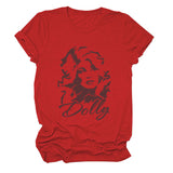 Dolly Fun Fashion Versatile Crew Neck Women's Short Sleeves