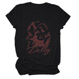 Dolly Fun Fashion Versatile Crew Neck Women's Short Sleeves