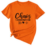 Chaos Coordinator Women's Short Sleeve Round Neck T-shirt Top