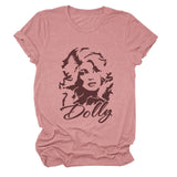 Dolly Fun Fashion Versatile Crew Neck Women's Short Sleeves