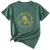 T-shirt à manches courtes à motif Bee Protect The Pollinators